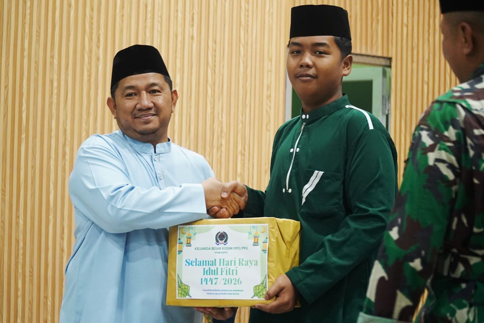Puluhan Anak Panti Terima Bingkisan Pada Safari Ramadhan Kodim 0913 PPU