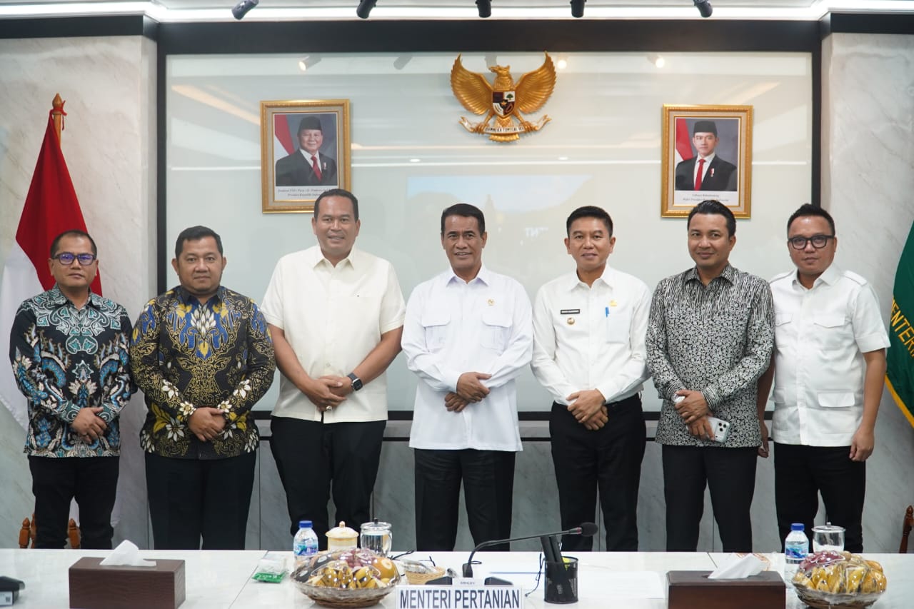 Bupati PPU Mudyat Noor Temui Menteri Pertanian, Dorong Penguatan Infrastruktur Air untuk Pertanian