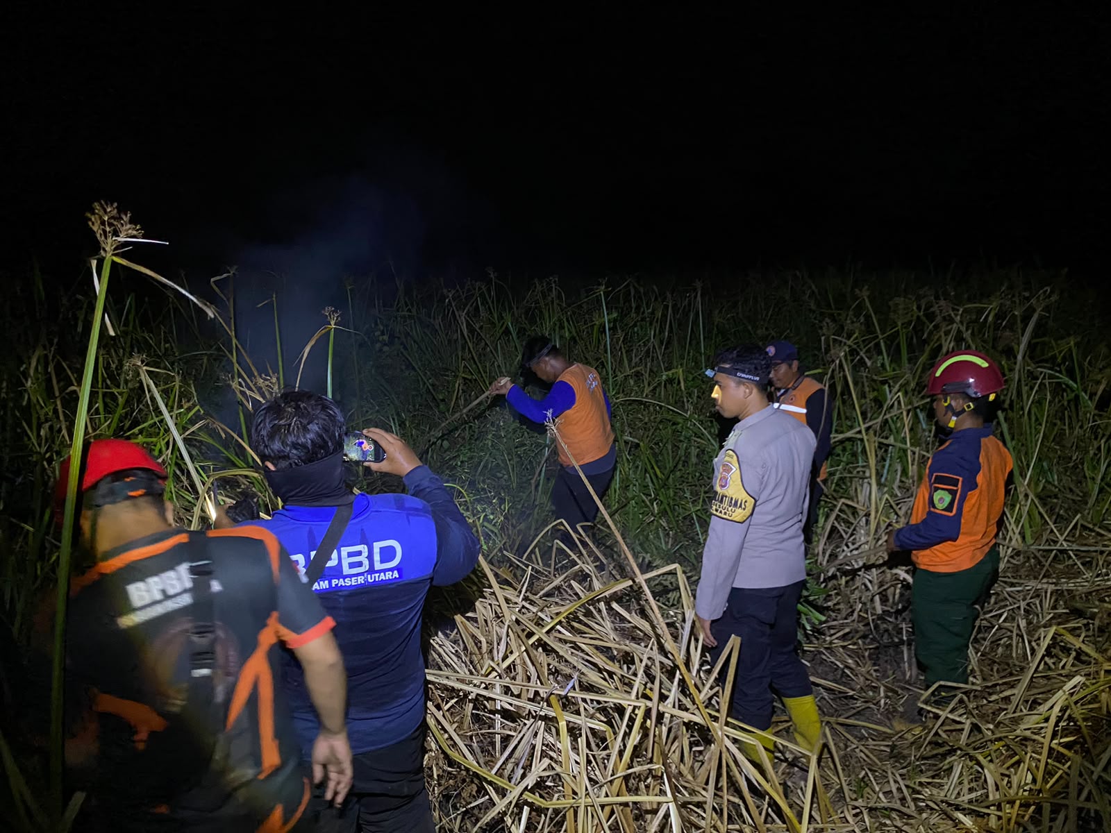 BPBD PPU Gerak Cepat Tangani Karhutla di Desa Sesulu, Nurlaila Tekankan Kesiapsiagaan